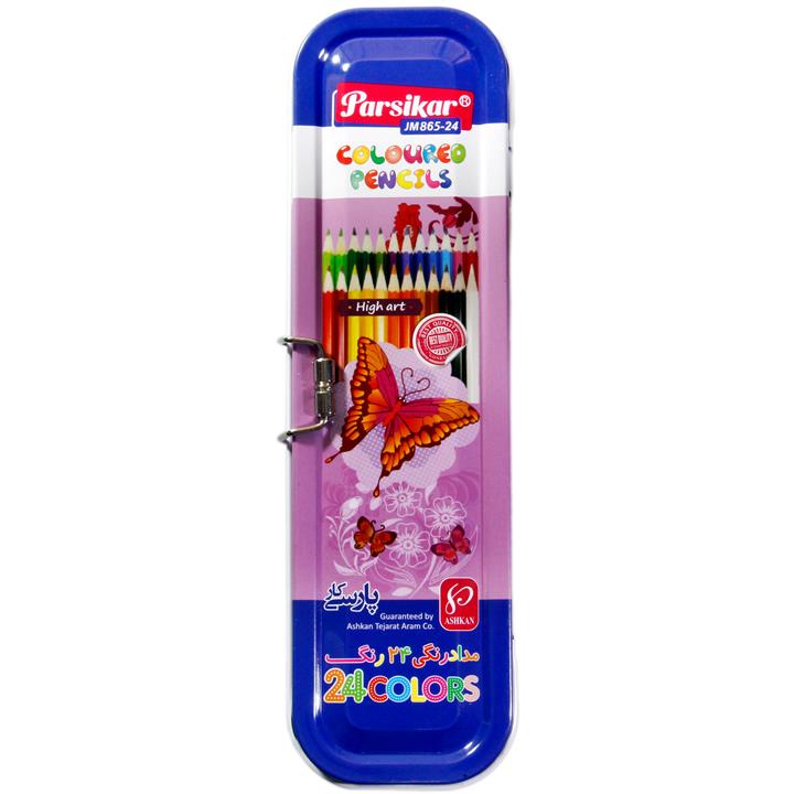 مدادرنگی 24 رنگ پارسی کار مدل JM865-24